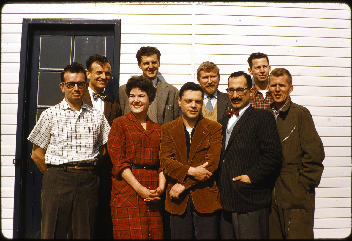 A group of workers at Jodrell Bank